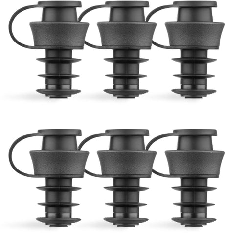 Coravin Drehstopper 6 Stück – schwarz