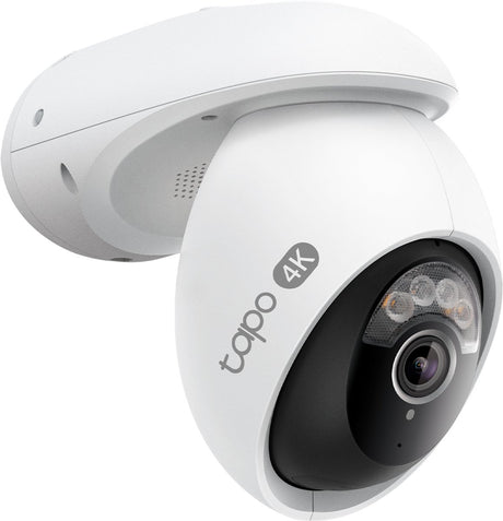 Tp-Link Tapo C560WS Outdoor-Überwachungskamera – 4K 8 MP – IP66 – Schwenk-Neigefunktion – KI-Erkennung