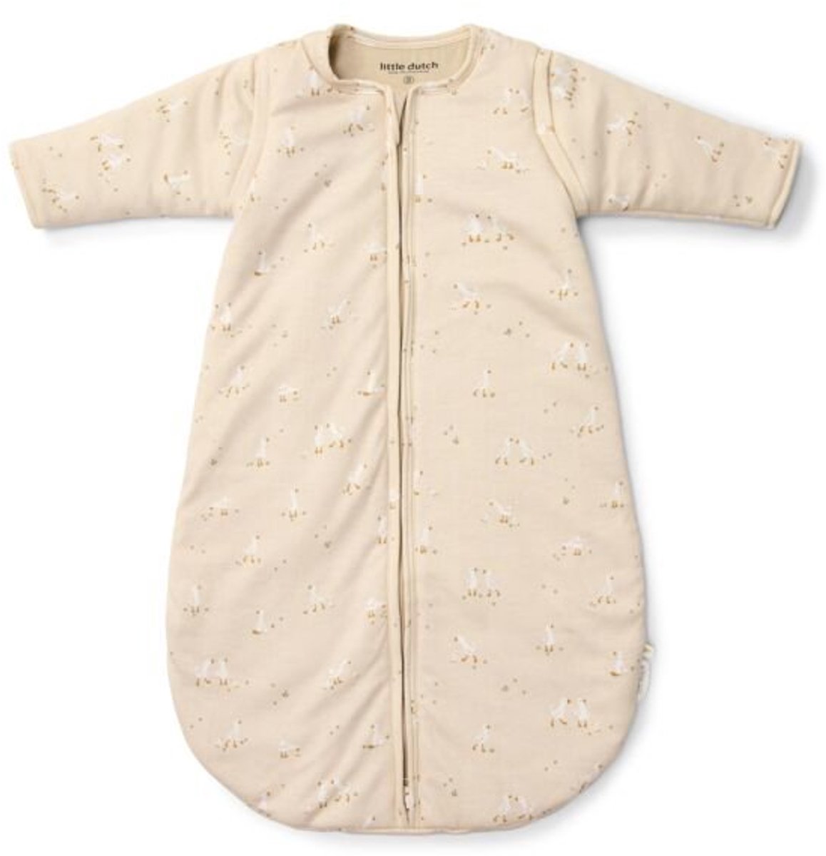 Little dutch slaapzak winter – beige – maat 70 cm – newborn naturals – little goose