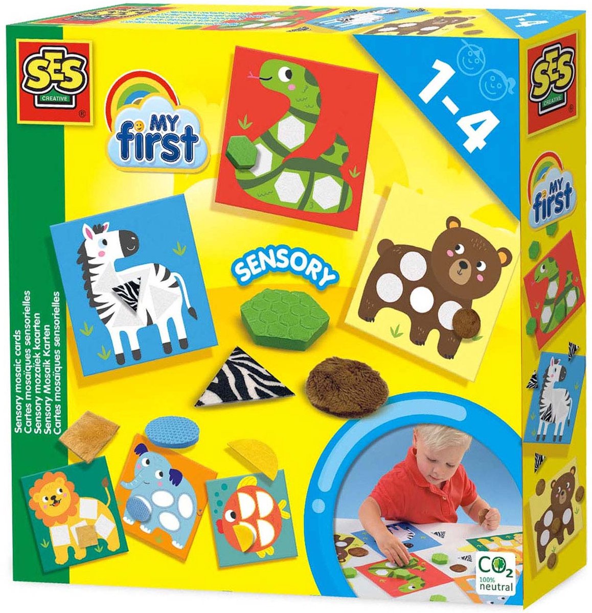 Ses Creative Ses My First – sensorische Mosaikkarten