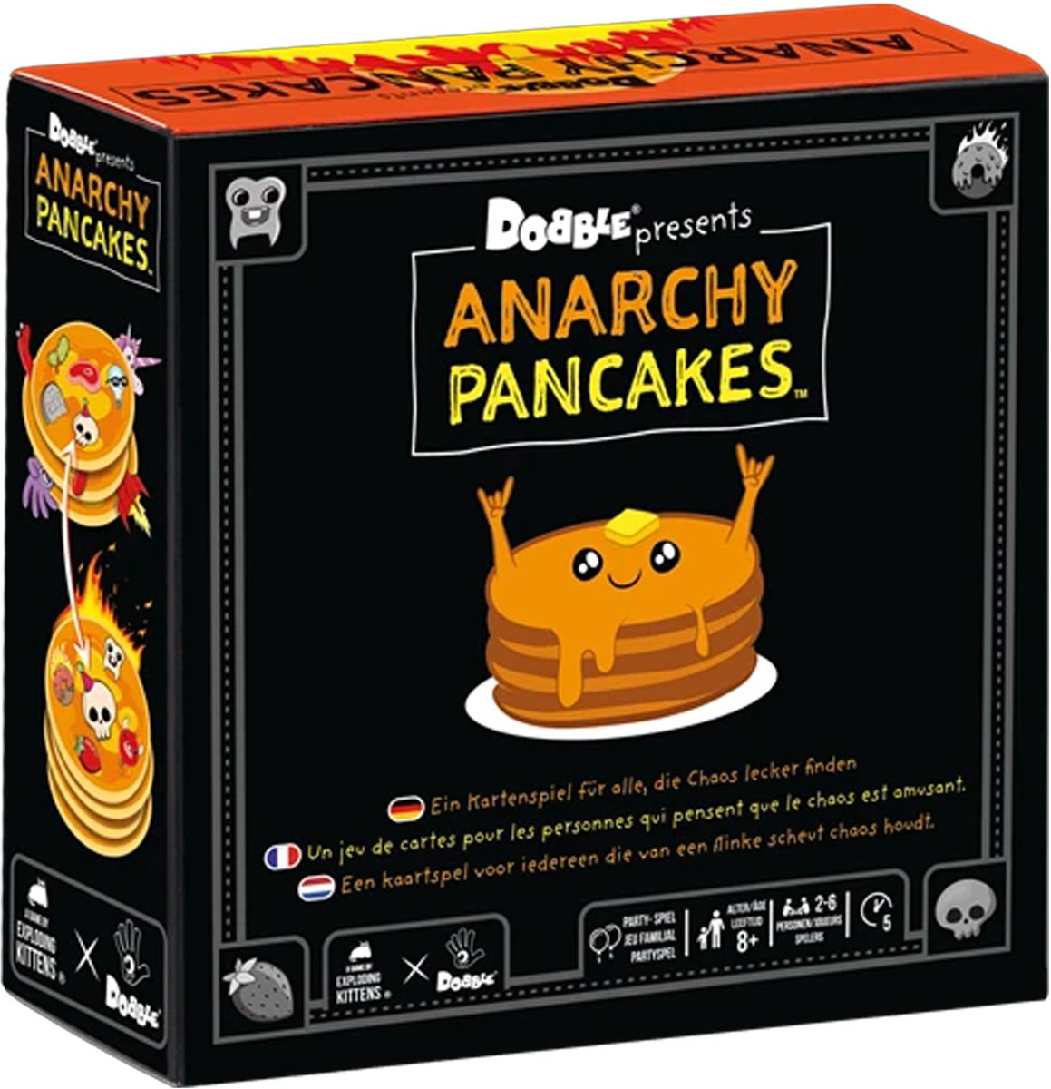 Asmodee Dobble Anarchy Pancakes Kartenspiel