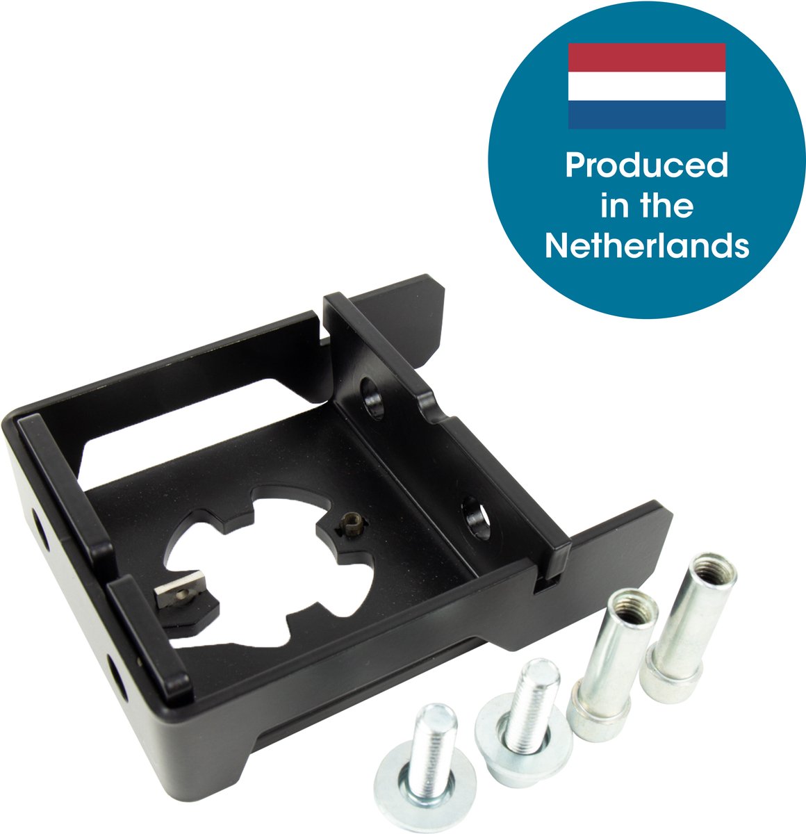Qibbel Vorbauadapter vorne Vordersitz 1⅛ schwarz