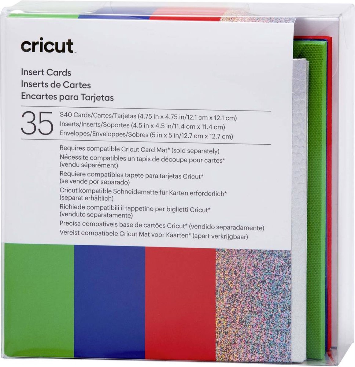 Cricut • Einsteckkarten Rainbow S40
