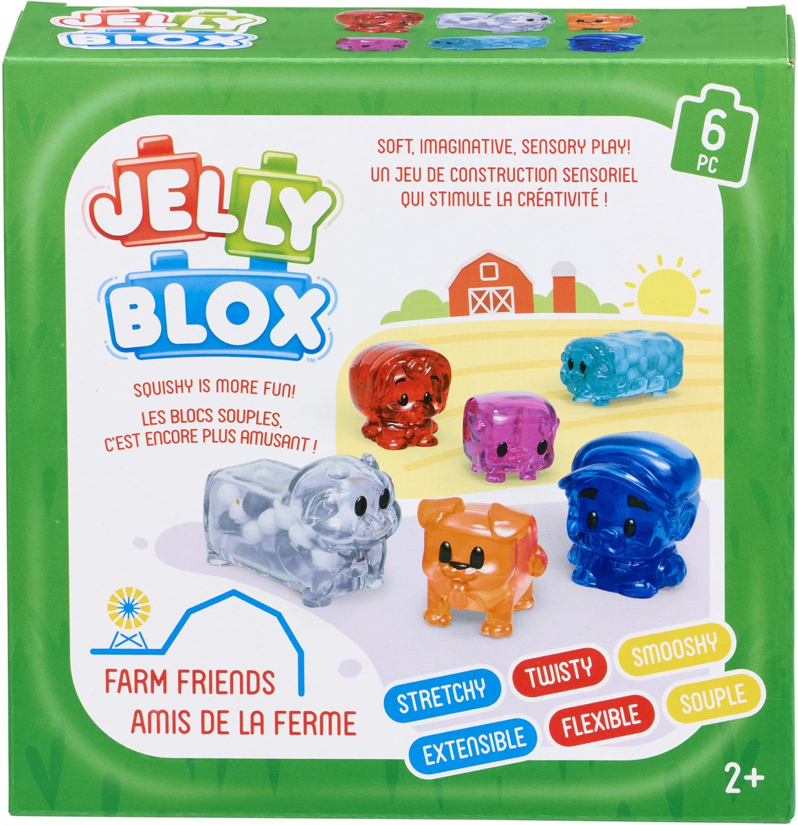 Goliath jelly blox - boerderijdieren - 6dlg.