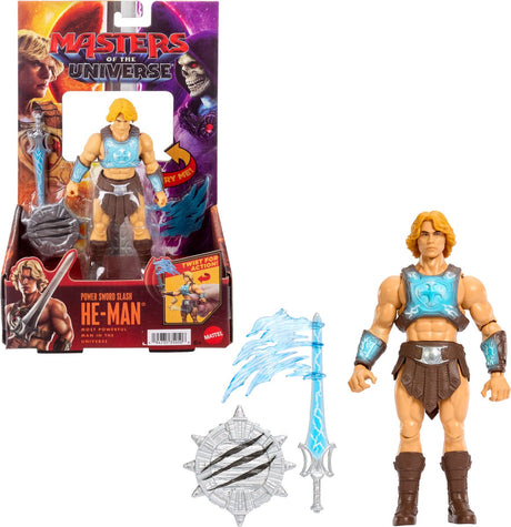 Filmfigur „Masters of the Universe 2026“ – He-Man mit Energieschwert mit Dreh- und Freigabefunktion