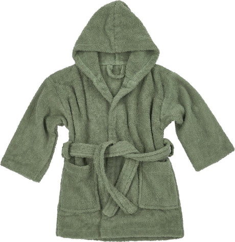 Meyco Baby-Uni-Bademantel – Frottee – Waldgrün – 86 92
