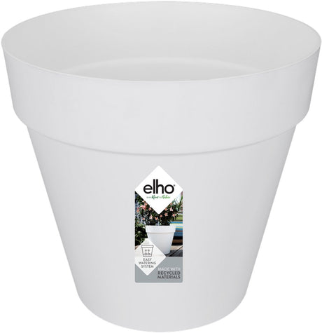 Elho loft urban rond 20 - bloempot voor buiten - ø 19.3 x h 17.5 cm - wit