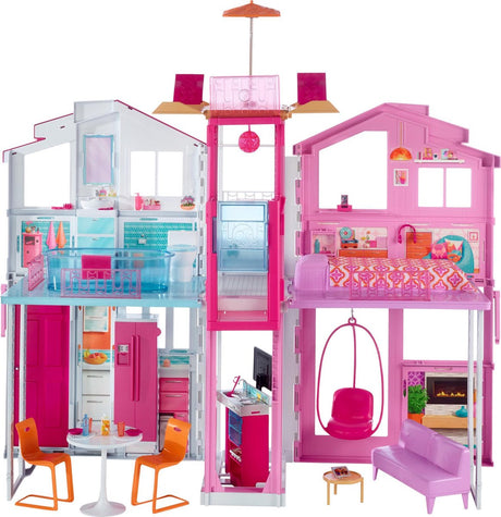 Barbie Malibu Haus mit 3 Etagen