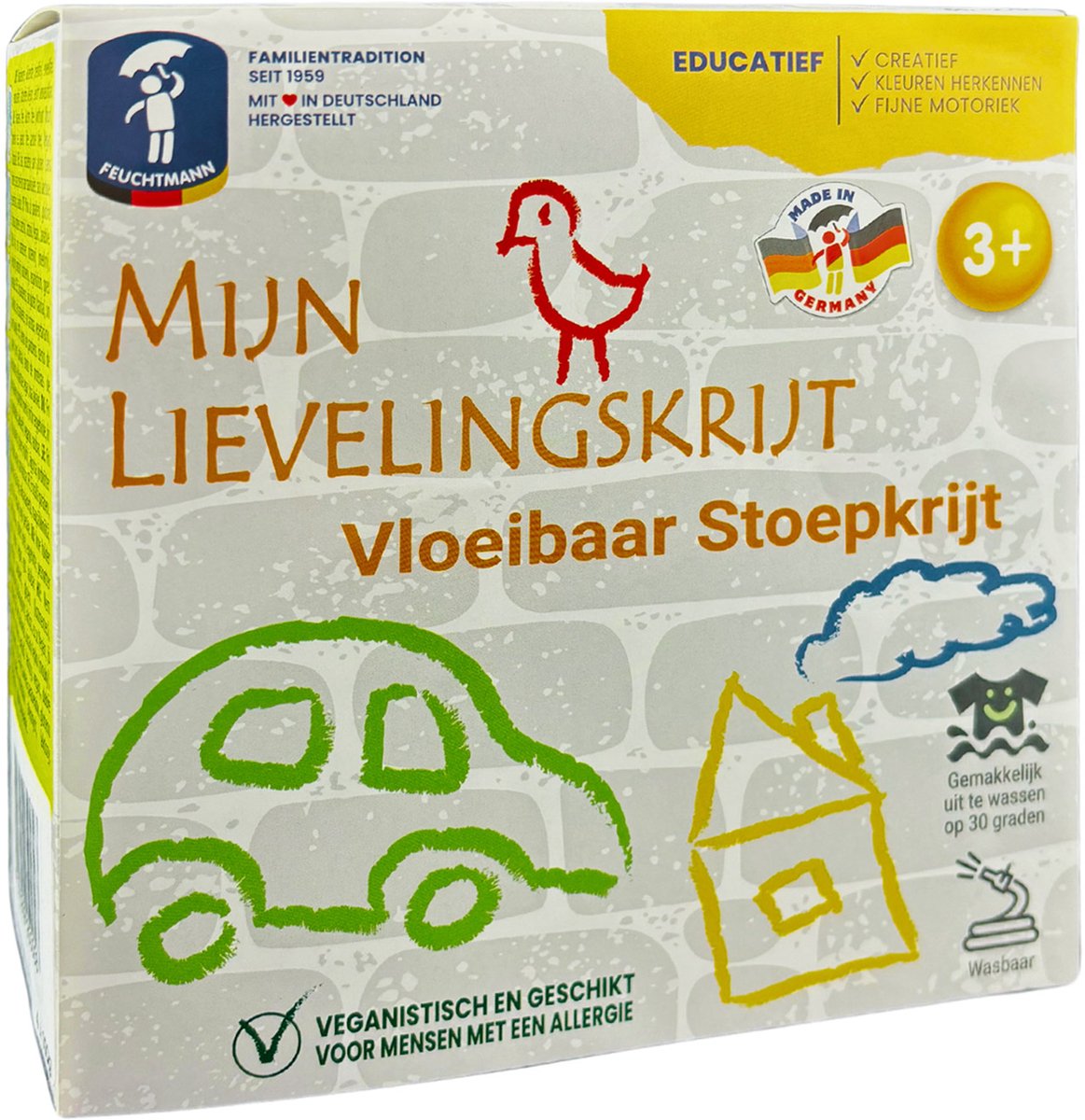 Feuchtmann meine Lieblingsreihe - flüssiger Bürgersteigkreide, 4x100gr.