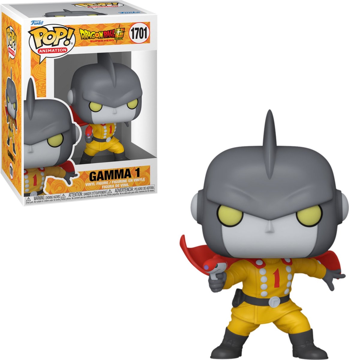 Funko Dragon Ball Super – Superheld Gamma 1 Vinylfigur 1701 Pop! mehrfarbig
