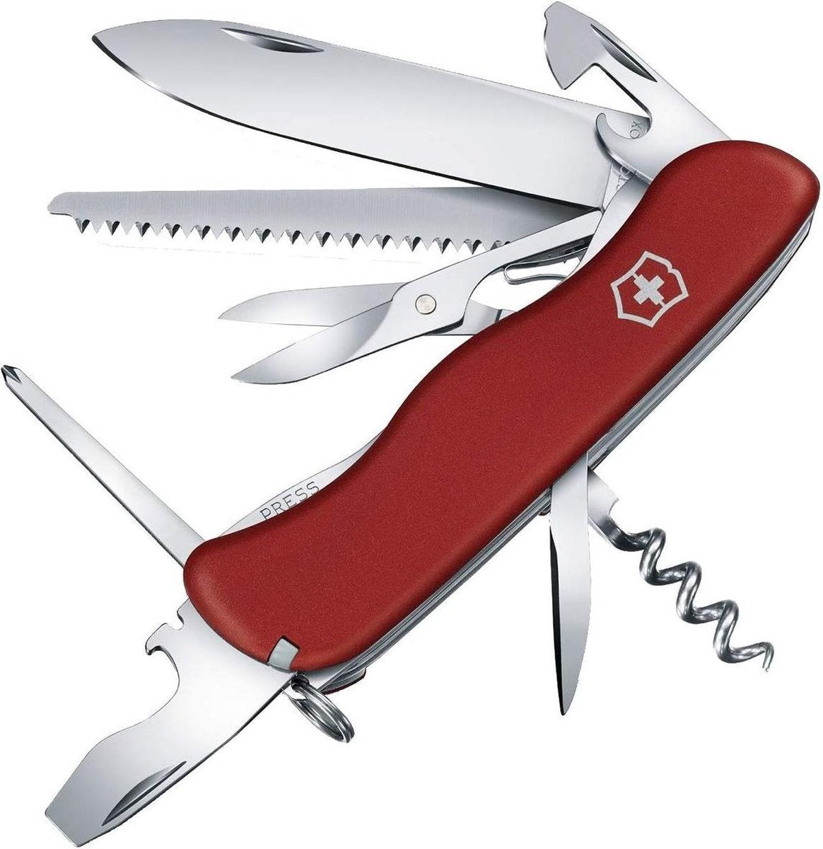 Victorinox Outrider rotes Schweizer Taschenmesser – 14 Funktionen – rot