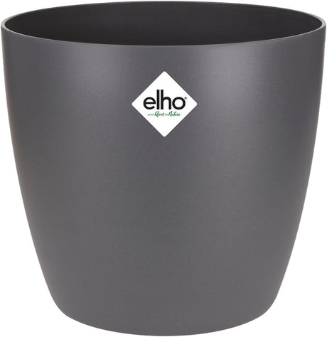 Elho brussels rond 30 - bloempot voor binnen - ø 29.5 x h 27.1 cm - antraciet