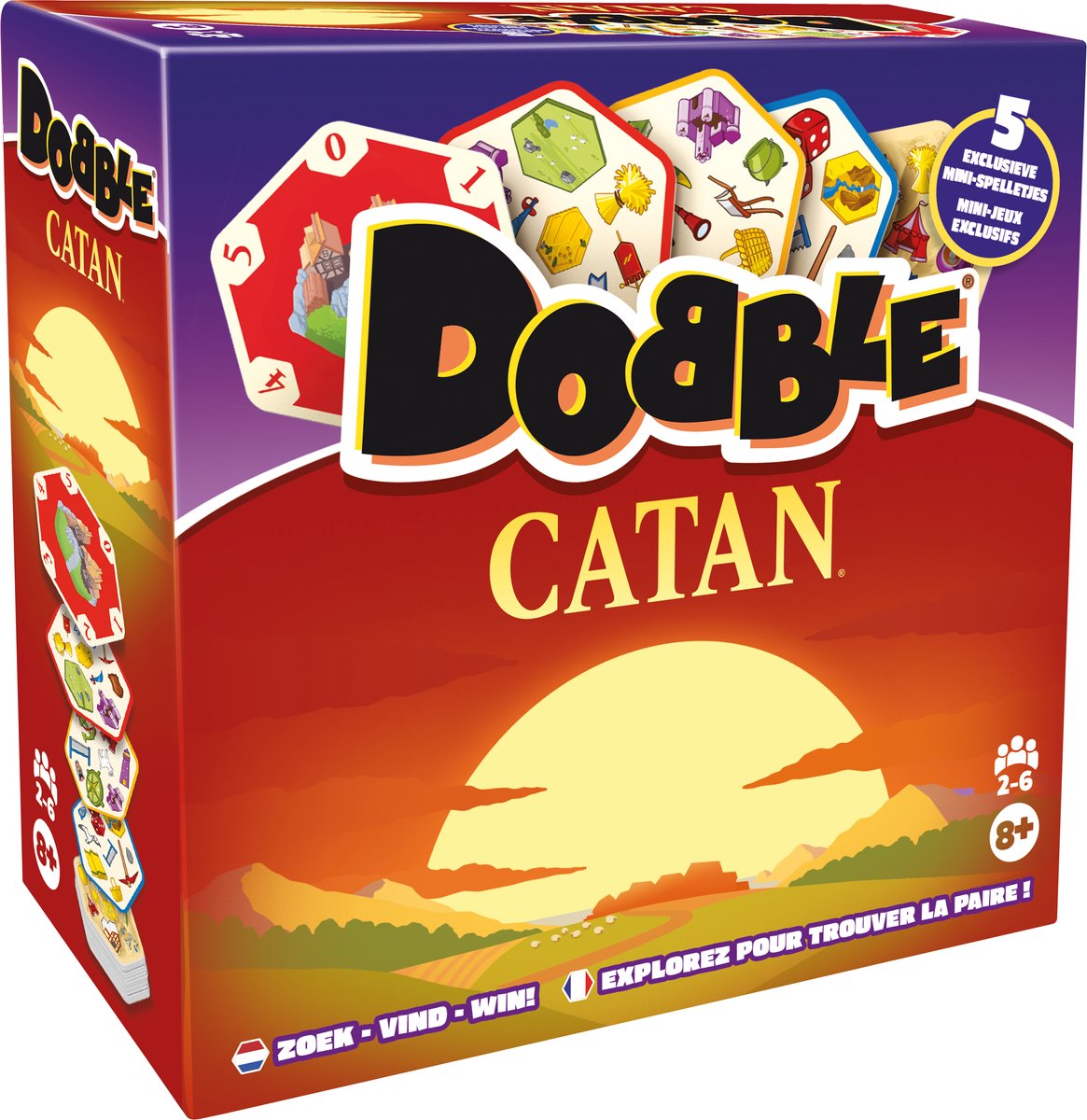 Asmodee Dobble Catan Kartenspiel – Familienspiel – Strategie – Angebot.