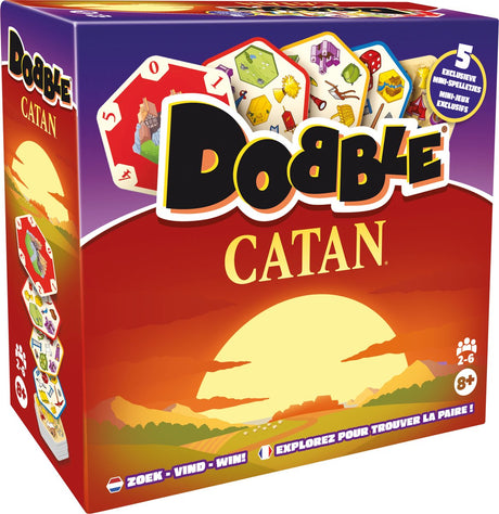 Asmodee Dobble Catan Kartenspiel – Familienspiel – Strategie – Angebot.