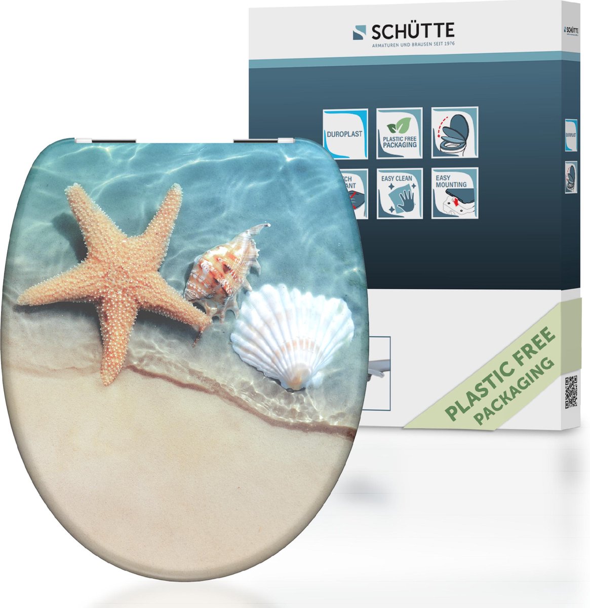 Schütte Toilettensitz mit weicher Strand