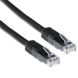 UTP Cat6 Patchkabel ACT IB8902 schwarz