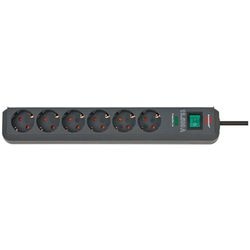 Steckdosenleiste Brennerstuhl Eco-Line BN3318 6 Steckdosen schwarz