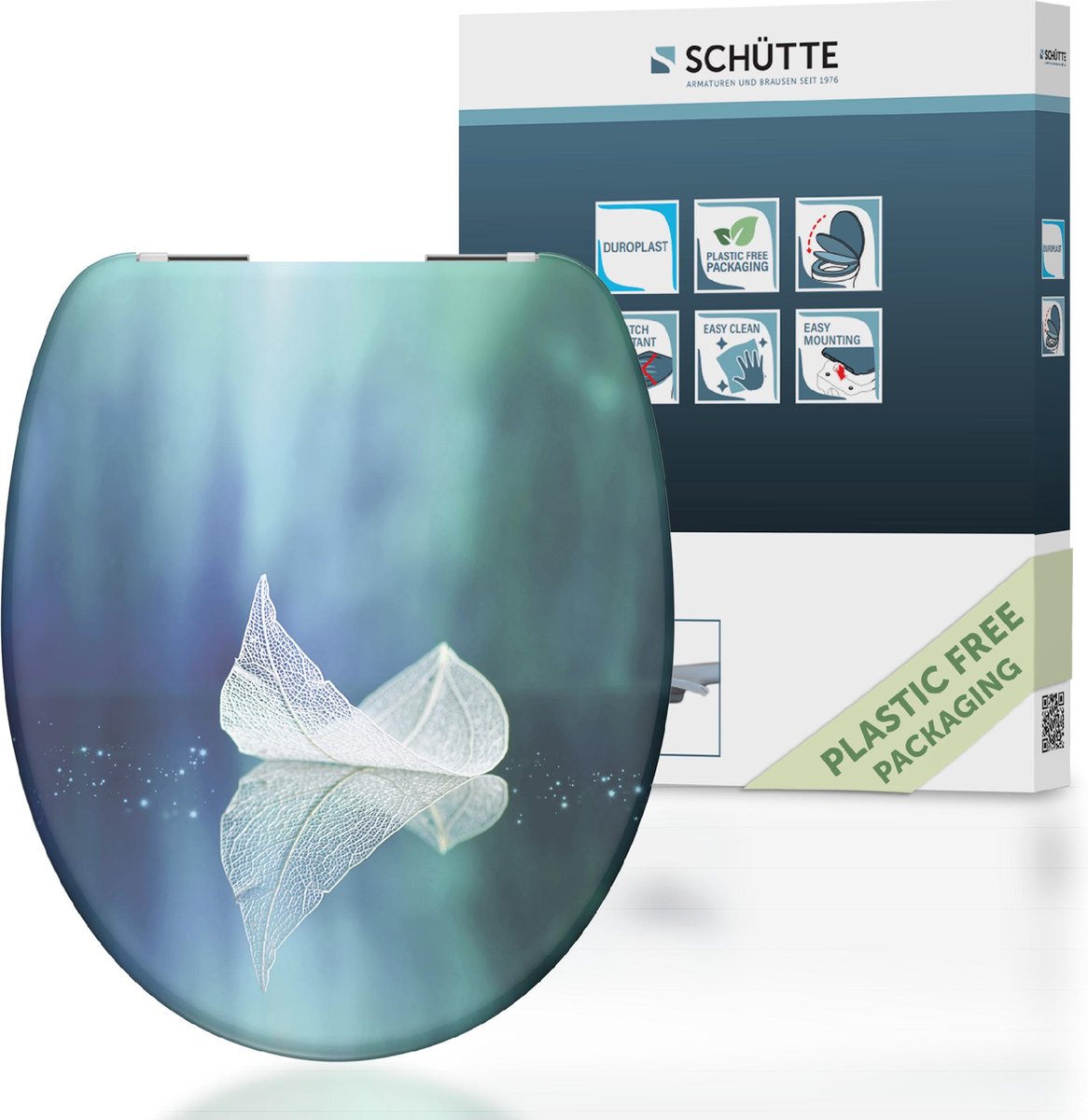 Schütte Toilettensitz mit weicher, fallenem Blatt