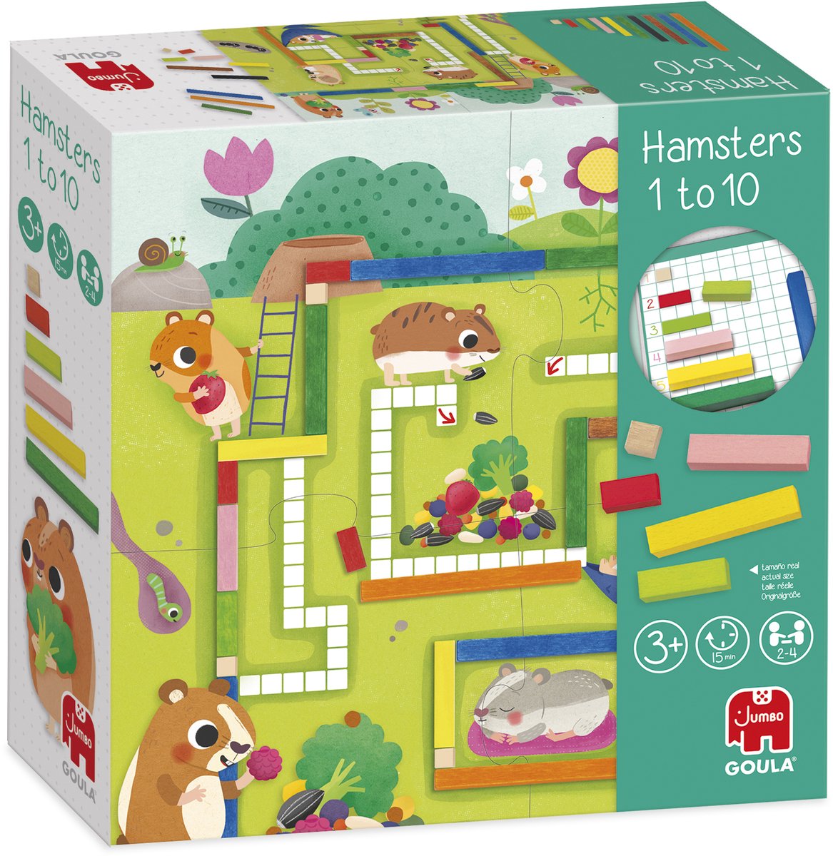 Goula Jumbo-Hamster 1 bis 10 Mathe-Lernspiel
