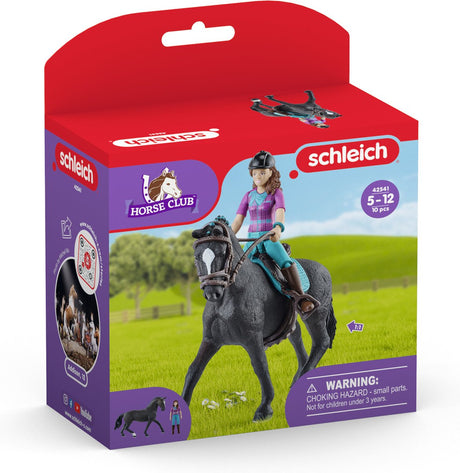 Schleich Horse Club – Figurenset – Lisa Storm – Kinderspielzeug für Jungen und Mädchen – 5 bis 12 Jahre – 42541