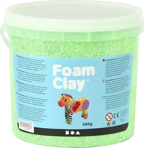 Schaumton https: www.cchobby.nl foam-clayr-neon-green-560-gr-1-bucket