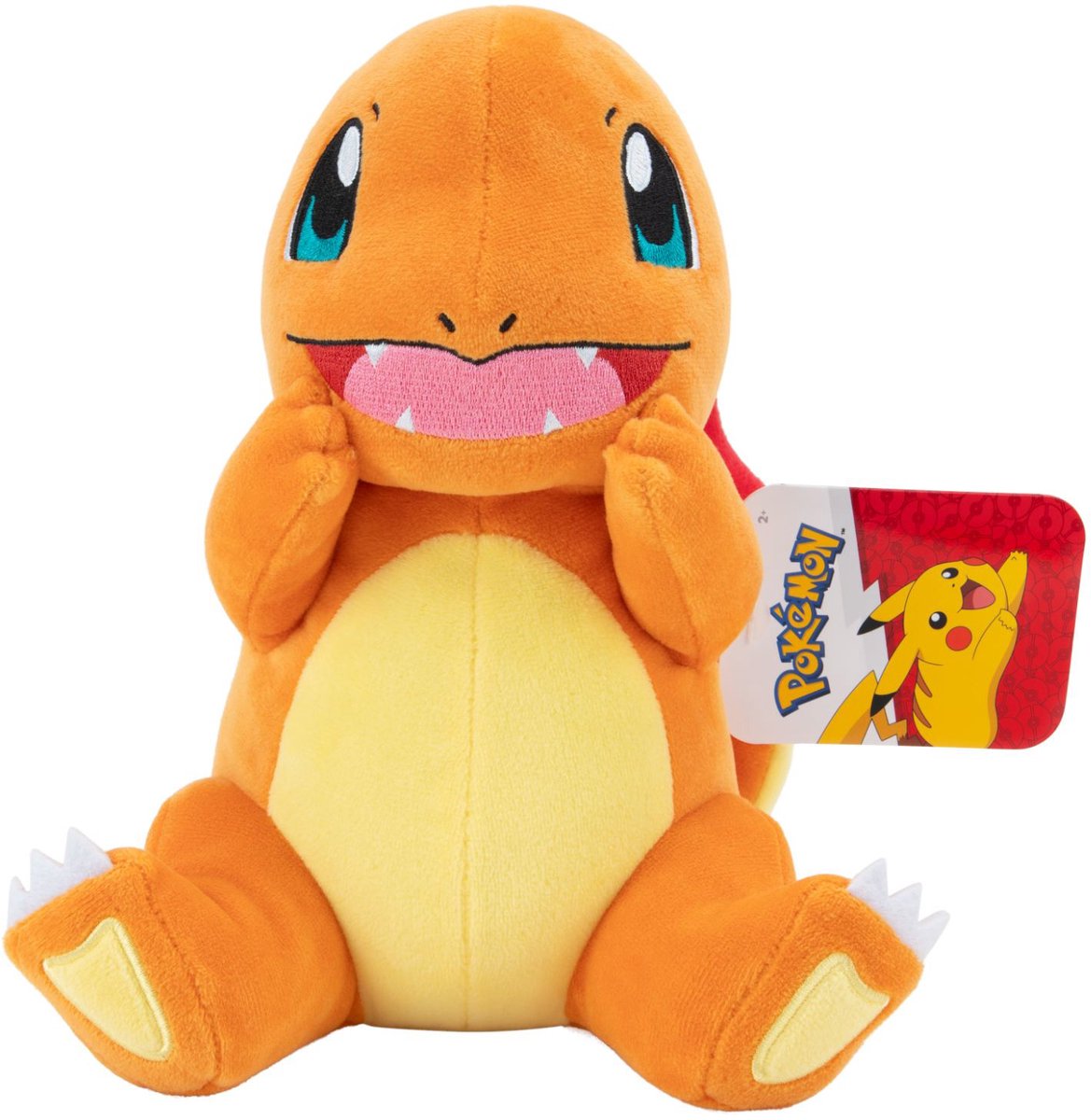 Jazwares Pokémon Kuscheltier Plüsch Glumanda, 20cm