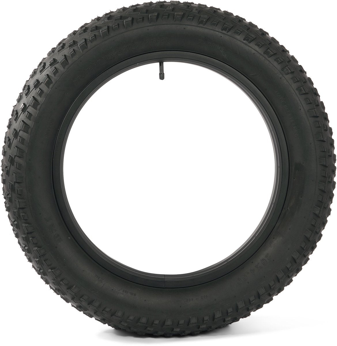 Urbansicherer Reifen für Fatbikes Urban Proof Fat Tire Rasiermesser Normal 20 x 4,00 100-406 mm - Schwarz