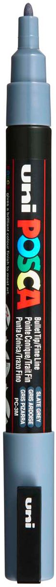 Posca Lackstift PC3M f Schiefergrau