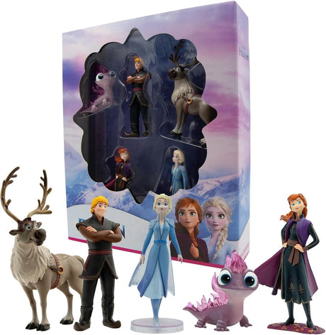 Bullyland 13414 – Disney Frozen 2 Geschenkset (Bumper Pack) – Set mit mehreren Spielfiguren – lebensecht und detailreich – ideal als lehrreiche Spielfigur, Dekoration oder Geschenk für Kinder ab 3 Jahren.