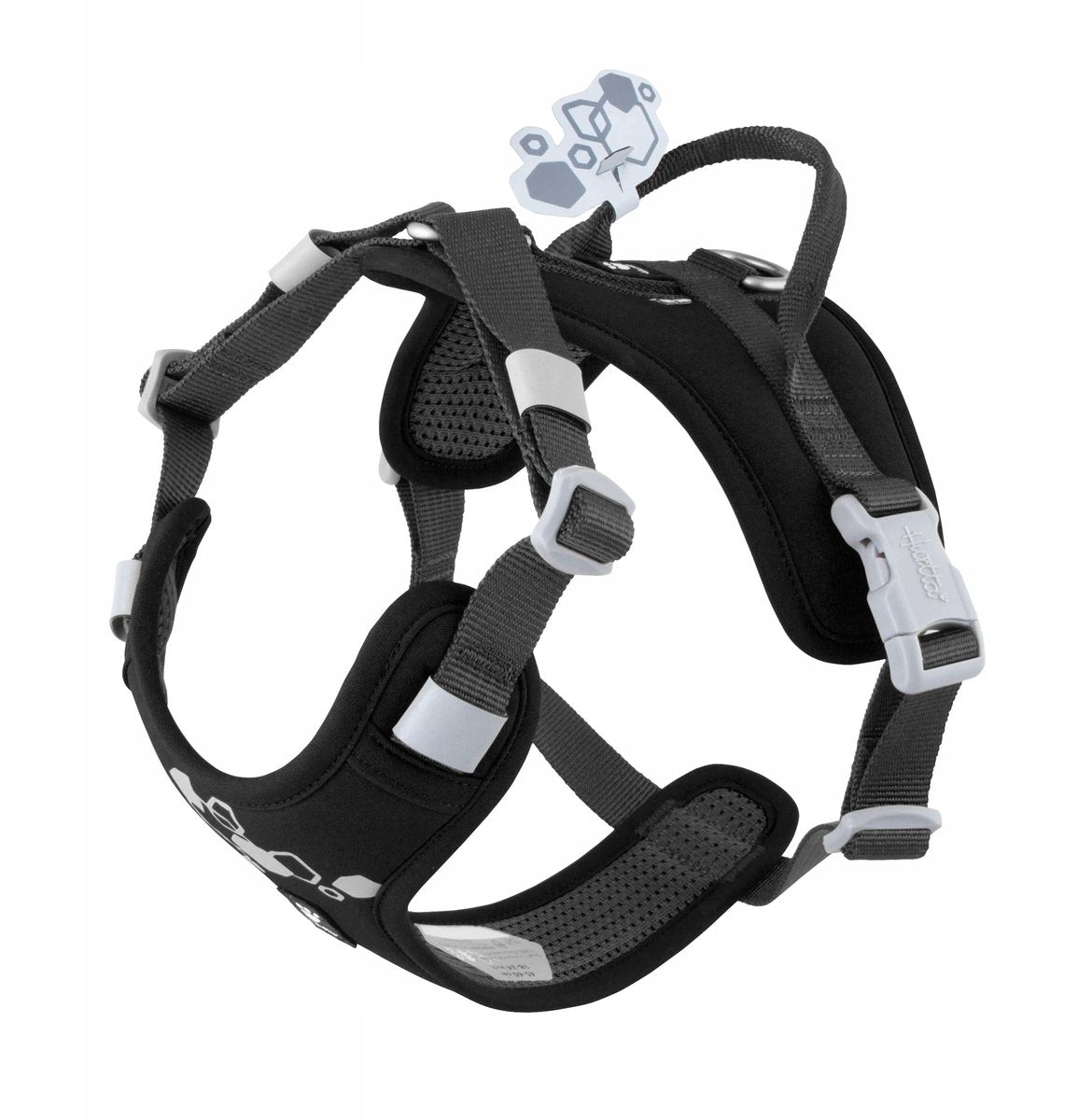 Hurtta weekend warrior ii eco raven hondentuigje 75-100cm