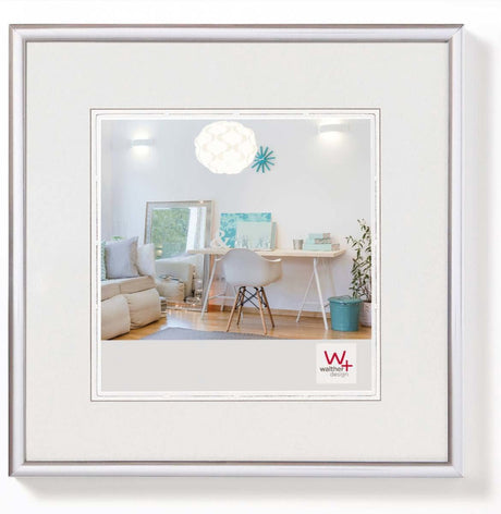 Walther New Lifestyle - Kunststoffrahmen - Fotogröße 30x30 cm - Silber