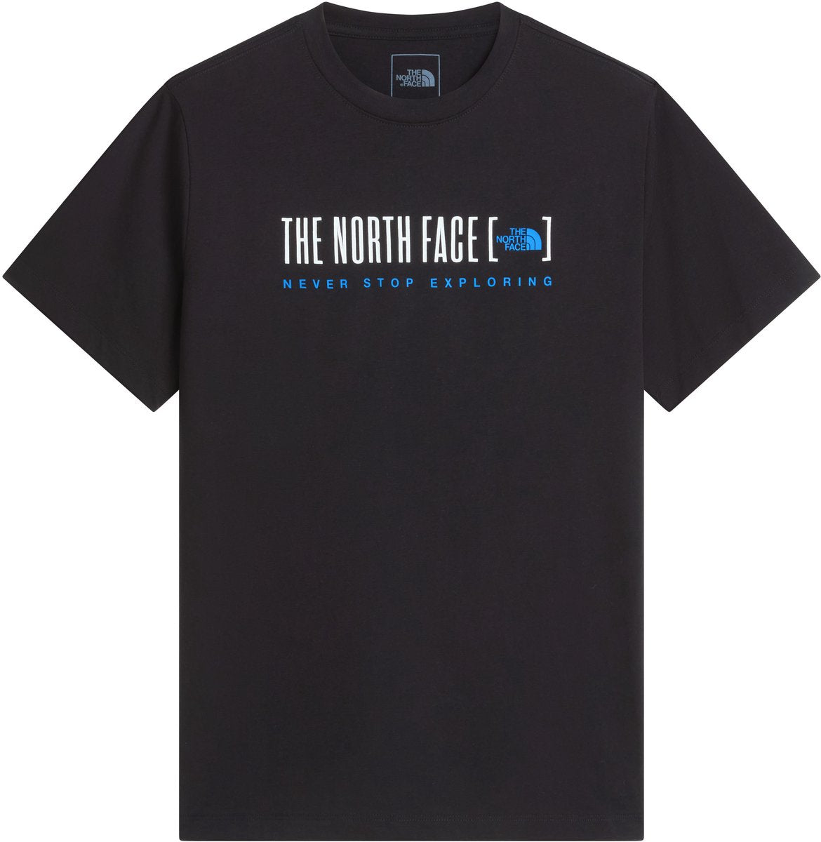 The North Face M Bracket Logo Regular SS Tee Herren-Outdoor-Shirt – TNF Black