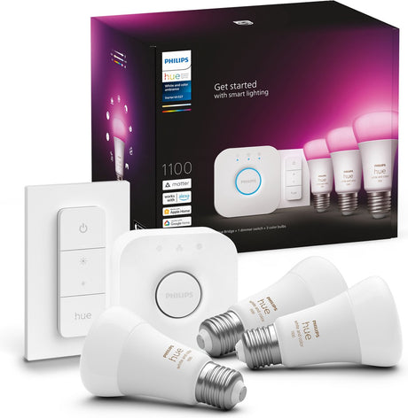 Philips Hue White and Color Ambiente Starterkit E27