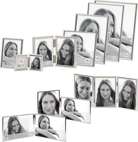Walther Rahmen Chloe, Silber 90x130
