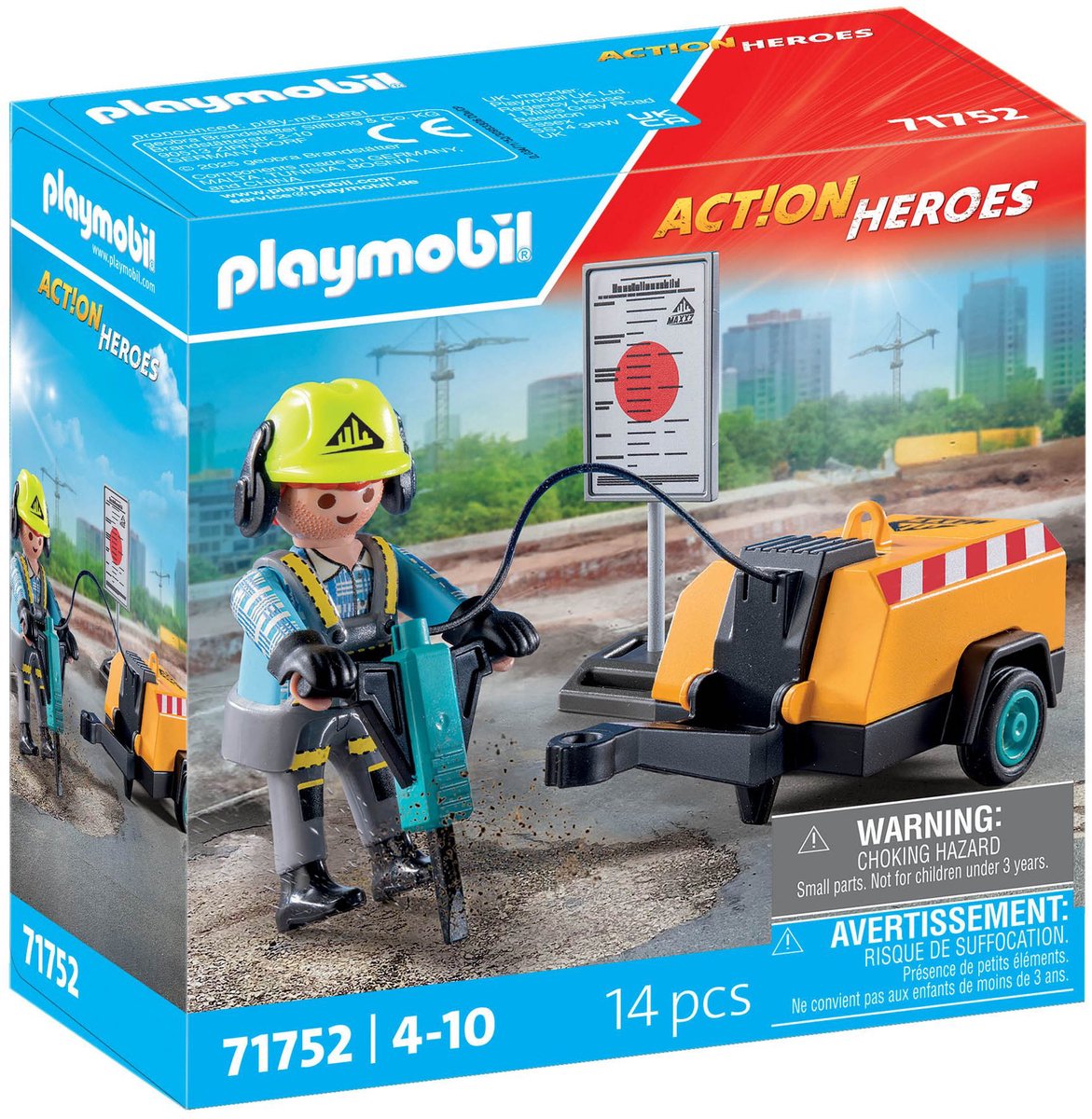 Playmobil 71752 Bauarbeiter | 2 Stk