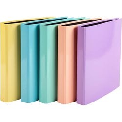 Exacompta 10x Aquarell-Ringbuch 2 D-Ringe 25mm - A4 - sortiert - 54560e