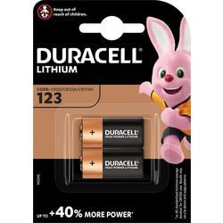 Batterie Duracell High Power 123 2 Stück