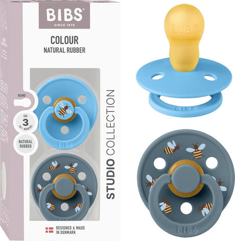 Bibs colour fopspeen - 18-48 mnd - 2-pack - ronde - breeze petrol