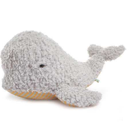 Bunnies by the Bay Kuscheltier Belugawal – weiches Plüschwal-Kuscheltier – süßes Kuscheltier für Kinder – 55 cm – Grau