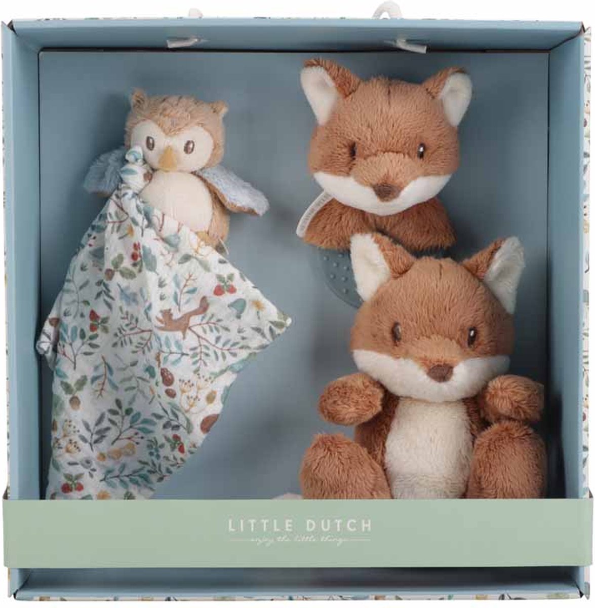 Little Dutch Geschenkset mit Kuscheltieren – Waldfreunde