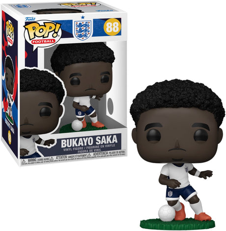 Funko Efl Pop! Fußball-Vinylfigur England – Bukayo Saka 9 cm Pop! Figur