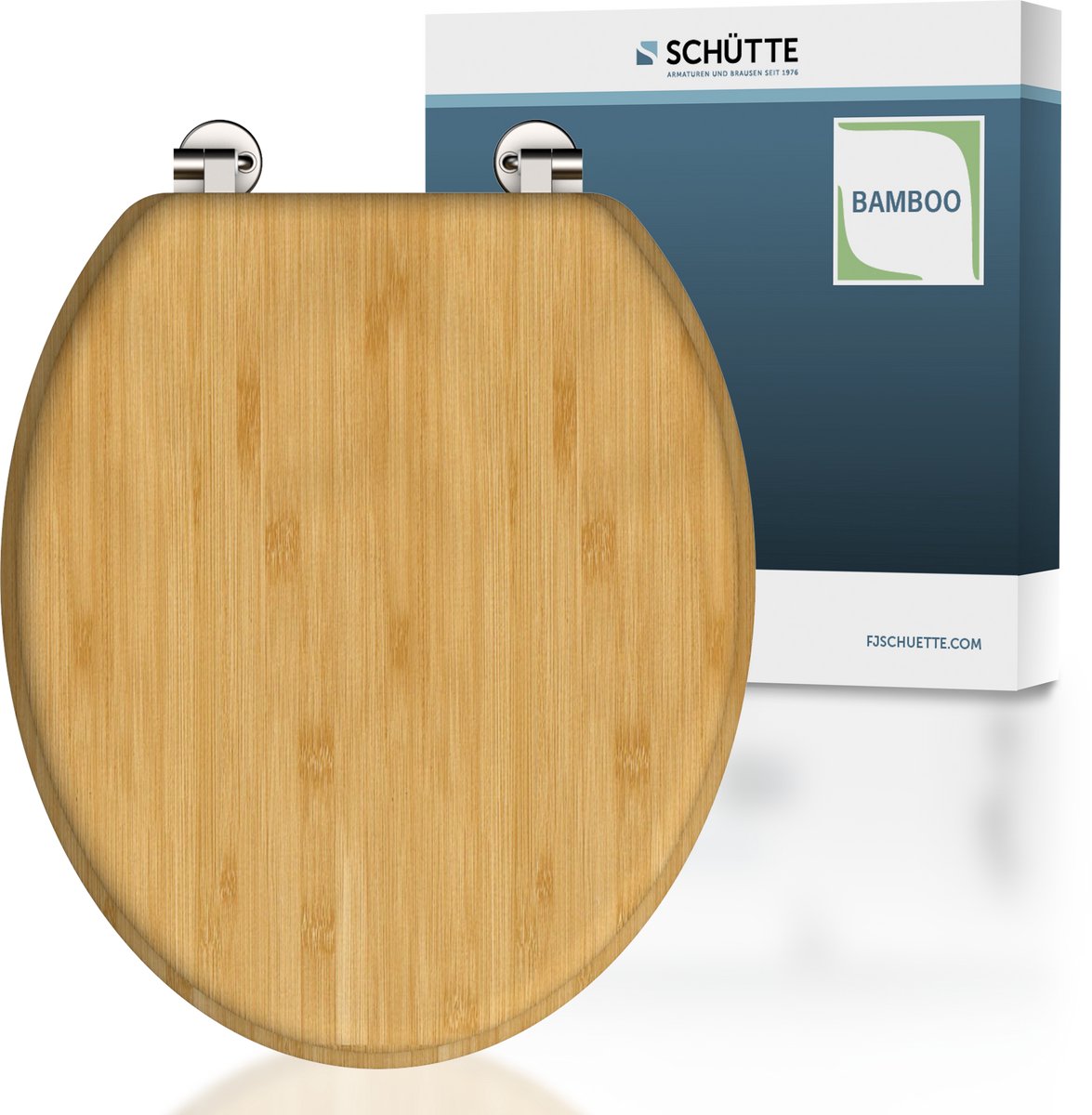 Schütte Toilettensitz dunkler Bambus