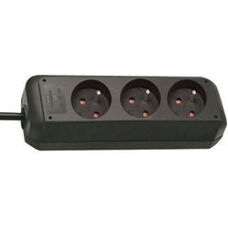 Brennerstuhl Steckdosenleiste Eco-Line BN3063 Schwarz