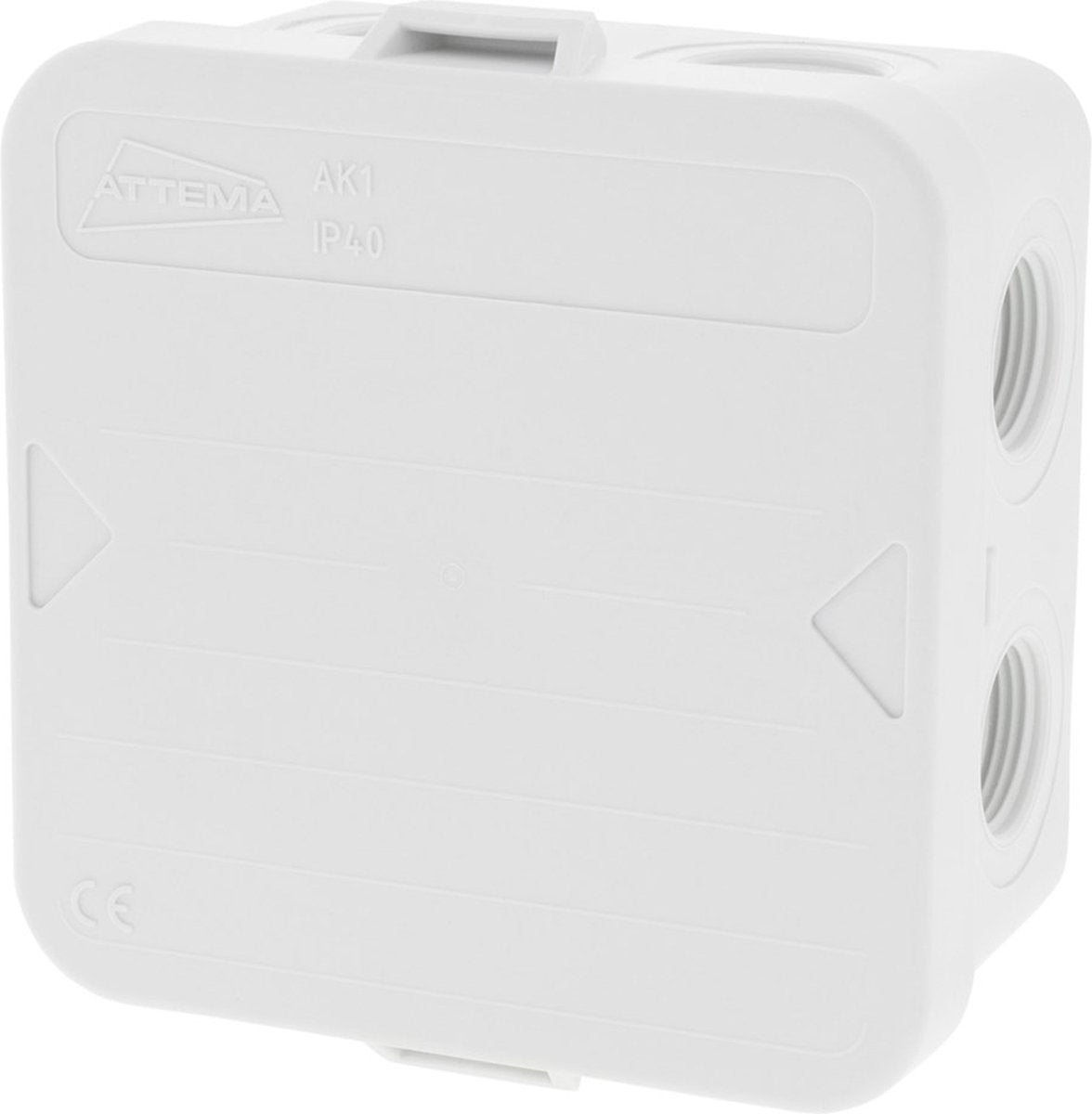Markenlose Attema-Kabelbox AK1 grau IP40 ohne Markenzeichen