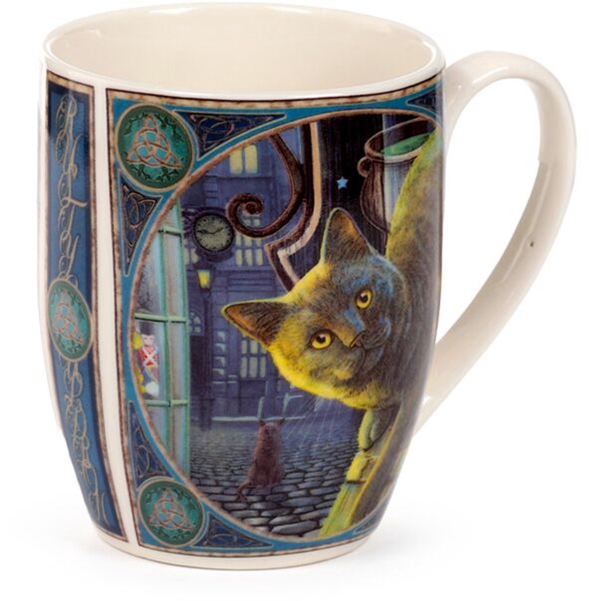 Lisa Parker Rusty Cauldron Cat Porzellantasse