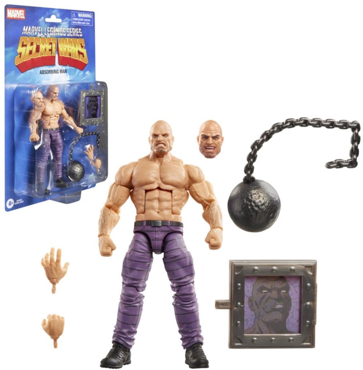 Hasbro secret wars marvel legends action figure absorbing man 15 cm action figuur