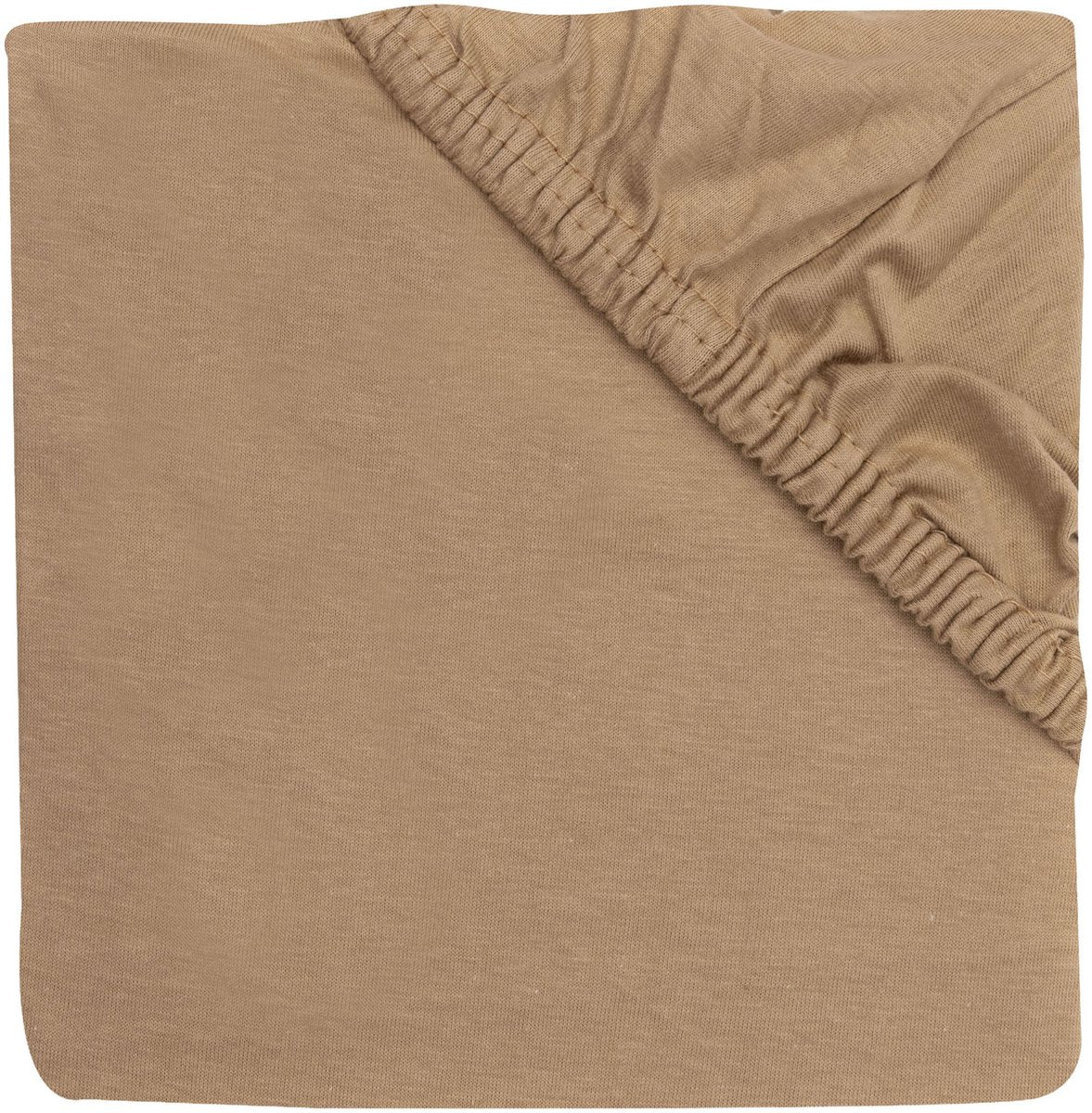 Jollein hoeslaken boxmatras - 75x95 cm - jersey - hazel