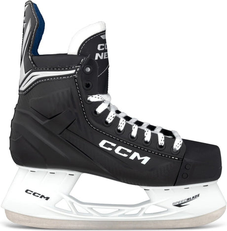 Ccm – Next – Eishockey-Schlittschuhe – Kinder-Schlittschuhe – Schwarz – bequemer stabiler Freizeitgebrauch – normale Passform – Größe EU 40,5