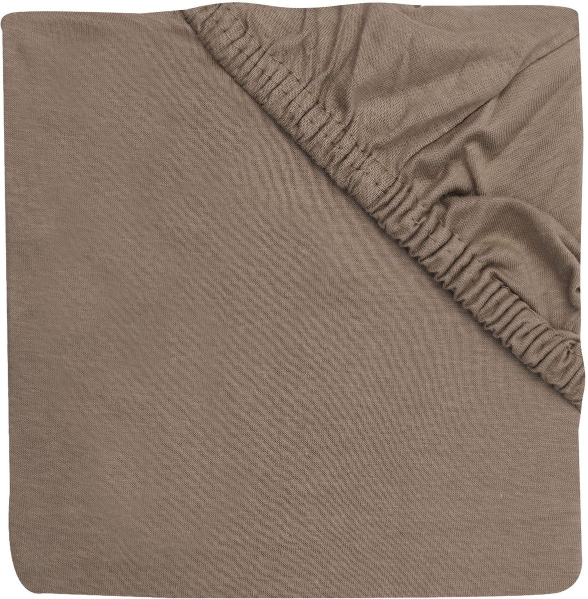 Jollein hoeslaken boxmatras - ø95 cm - milky coffee