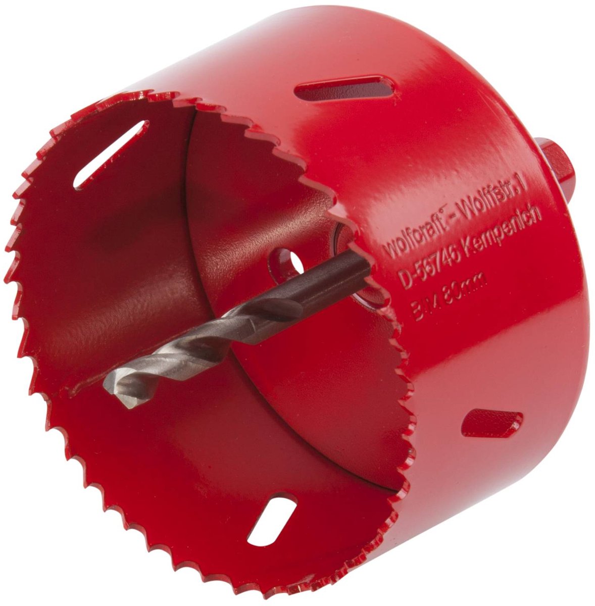 Wolfcraft – Lochsäge 80 mm – BIM-Lochbohrer 80 mm – 5485000